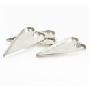 2 Silver Bezel HEART TRAYS Pendants for Resin, Cabochons, fits 2" inside tray, chs3471