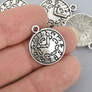 10 Steampunk CLOCK charms Silver tone metal Watch charms Stopwatch charms 21x18mm chs4888