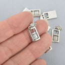 10 Silver Umbrella Drink Charms Beach Charms chs4935