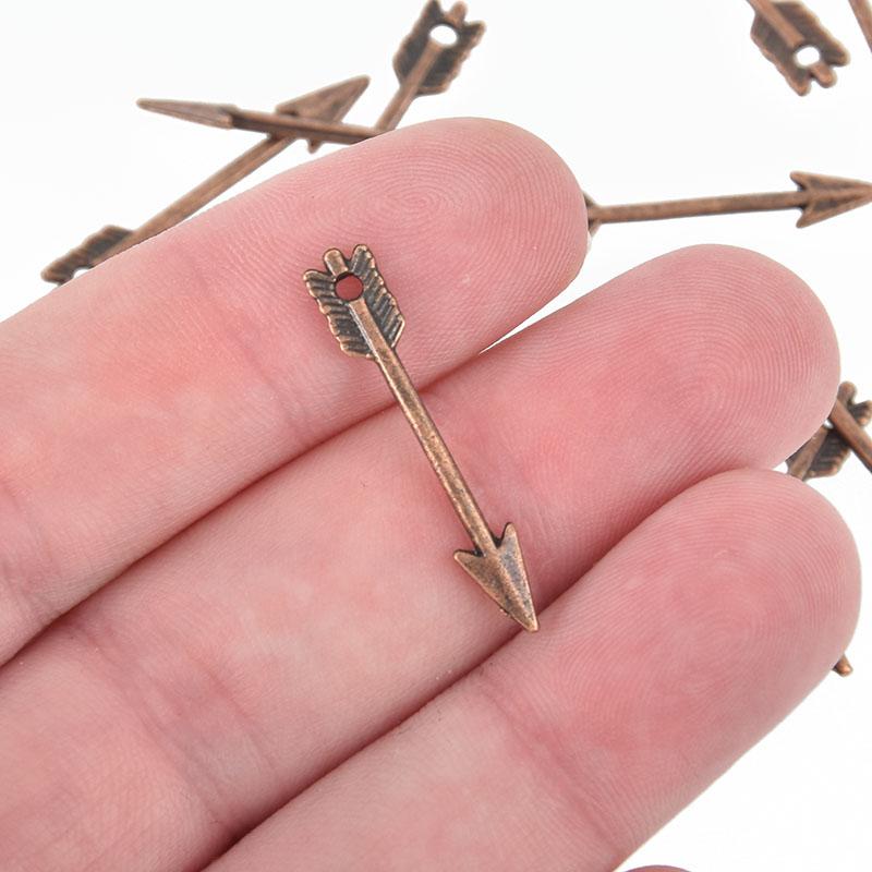 10 Copper ARROW Charms, 29mm chs4980a