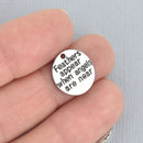 10 ANGELS Charms Feathers appear when angels are near, quote charms, chs5715