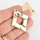 5 Gold Diamond Charms, 1-3/4" long, chs6245