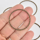 10 Bronze Rings, Washer Connector Links, 38mm, chs6720