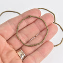 4 Bronze Hammered Rings, Circle Washer Connector Links, 43mm, chs6794