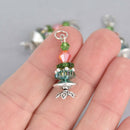 2 Christmas Tree Charms, 33mm, chs7523
