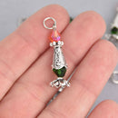 2 Christmas Tree Charms, 33mm, chs7525