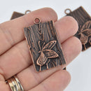 4 Copper Butterfly Charms, 41x25mm, chs7654