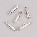 10 Silver Golf Clubs Charms, 23mm, chs7710