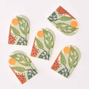 2 Monstera Leaf Charms, Resin Acrylic, 37mm, chs7712