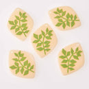 2 Leaf Charms, Resin Acrylic, 39mm, chs7741