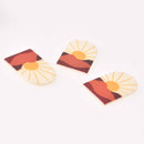 2 Charms, Resin Acrylic, 37mm, chs7870