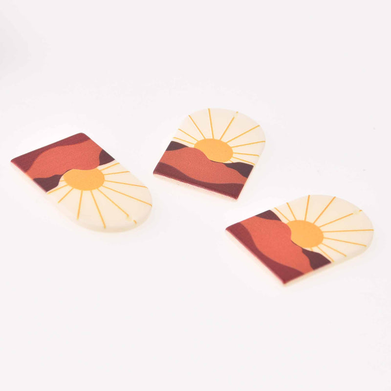 2 Charms, Resin Acrylic, 37mm, chs7870