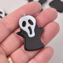 2 Ghost Charms, Resin Acrylic, 45mm, chs8036