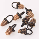 2 Rattan Charms, Tiny Basket, chs8102