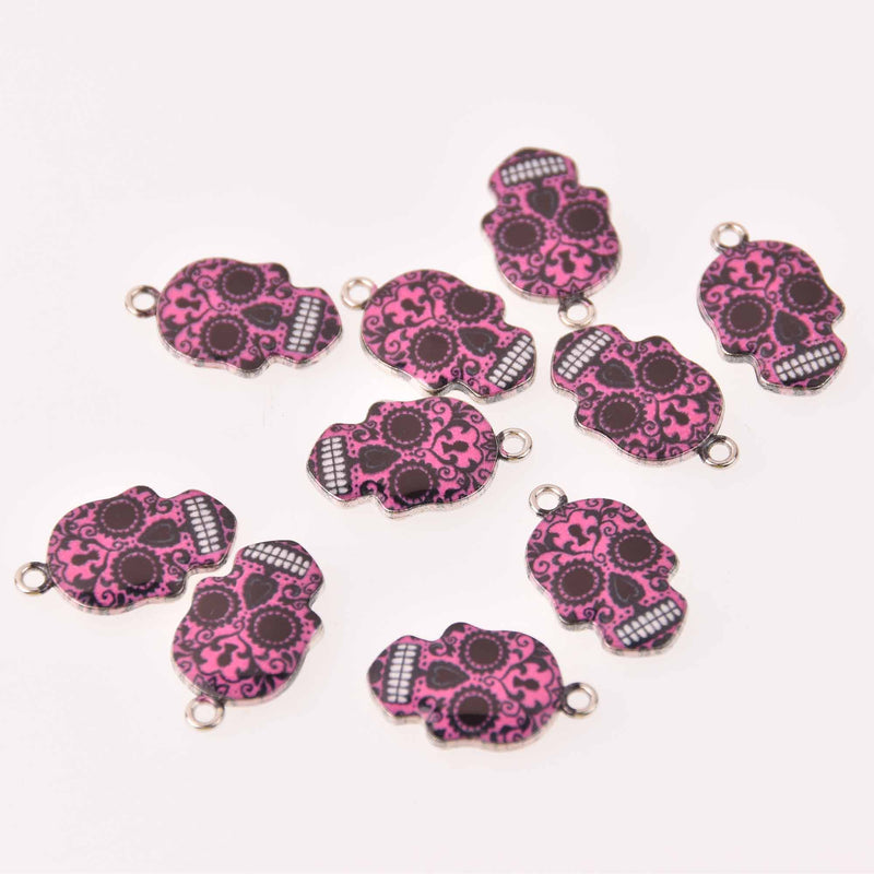 Skull Charms, Day of the Dead Charms, Halloween Charms, chs8168