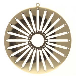 Centerline Gold Plated Large Medallion Blank, EC034GP chs8193