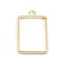 8 Gold Resin Bezels, Mixed Pack, chs8201