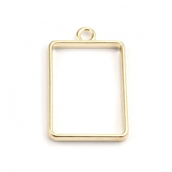 8 Gold Resin Bezels, Mixed Pack, chs8201