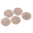 Stainless Fierce Wolf Charms, Feed me to the wolves and I'll come back leading the pack! Quote Charms, 20mm (3/4")