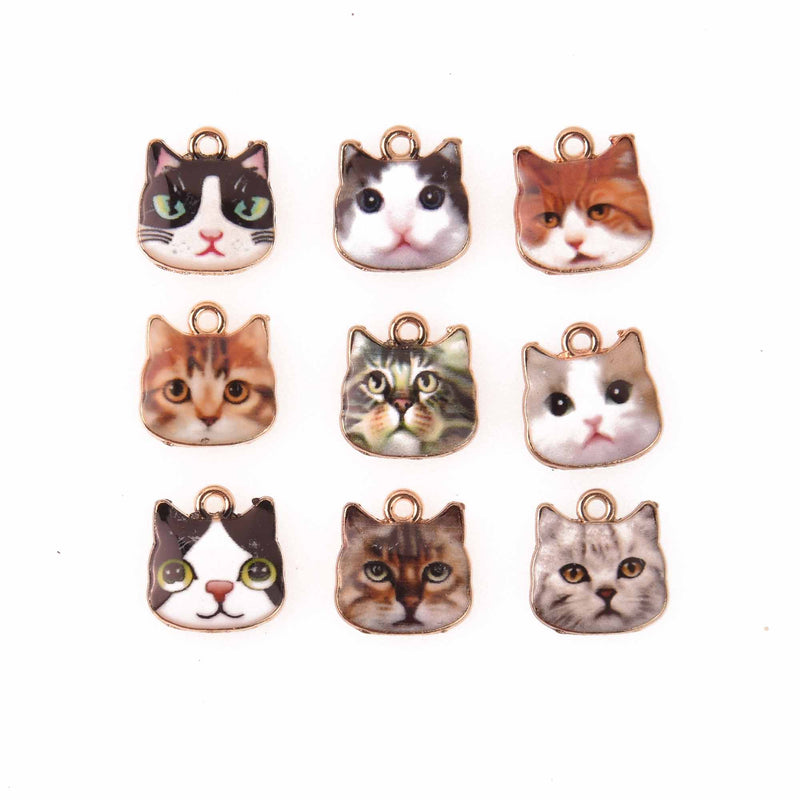 Cat Face Charm Collection, chs8246