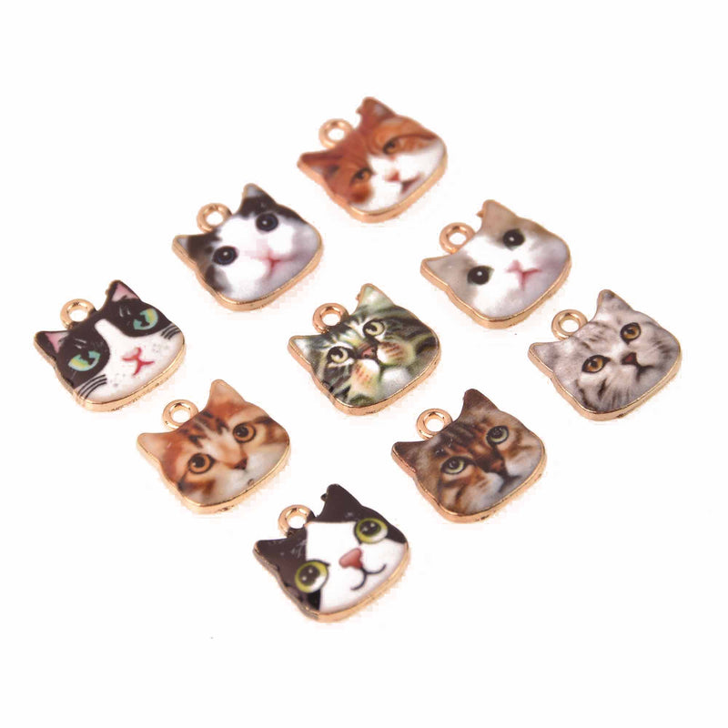 Cat Face Charm Collection, chs8246