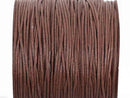 1mm Jewelry Cord, CHOCOLATE BROWN, Kumihimo Cord, Braiding Cord, Cotton Cord, Wax Cord, 100 yards, cor0143