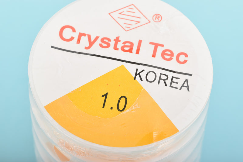 Clear STRETCH Elastic Cord, Bead Stringing Stretchy Cord, 1mm (0.039"), 10 meters on spool, cor0150a