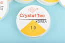 Clear STRETCH Elastic Cord, Bead Stringing Stretchy Cord, 1mm (0.039"), 10 meters on spool, cor0150a