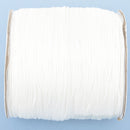 290m WHITE Braided Nylon Jewelry Cord, 0.8mm cor0182