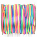 Rainbow Satin Rat Tail Cord Rattail Knotting Weaving Cord 2mm, 100 yards cor0194
