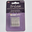 Light Grey Tex 70 S-Lon Micro Weight Cord, Nylon, 287 yard spool, cor0478