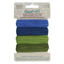 Waxed Macrame Cord Polyester, Hang Loose Knot-It Mix, 15 yds each, cor0568