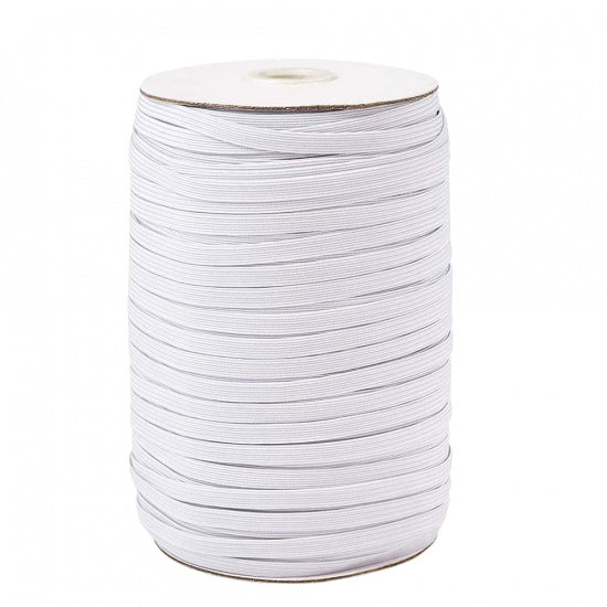 White Elastic Cord, 5mm, 160 yards, cor0574