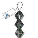 4mm Bicone Crystal Beads, Crystal Bermese Blue , Preciosa x31 beads, cry0239