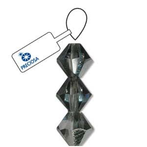 4mm Bicone Crystal Beads, Crystal Bermese Blue , Preciosa x31 beads, cry0239