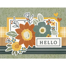 Happy Greetings - Simple Stories Cards Card Kit, Fall Hello Thinking of You Happy Cards pap0077