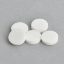 10 White Circle 1/2" Cabochon Blanks Laser Cut Acrylic NO HOLE Lca0794a