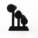 Black Velvet Jewelry Display, Triple Bracelet Display, Black Velvet Jewelry Stand, dsp0002