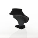 Black Velvet Jewelry Display, Small Necklace Display, Velvet Necklace Display, Black Jewelry Bust, dsp0003