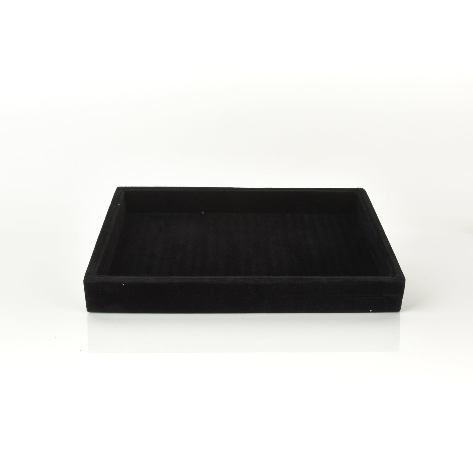 Black Jewelry Display Tray, Velvet Tray, 9" x 6" dsp0006