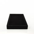 Black Jewelry Display Tray, Velvet Tray, 9" x 6"  dsp0006