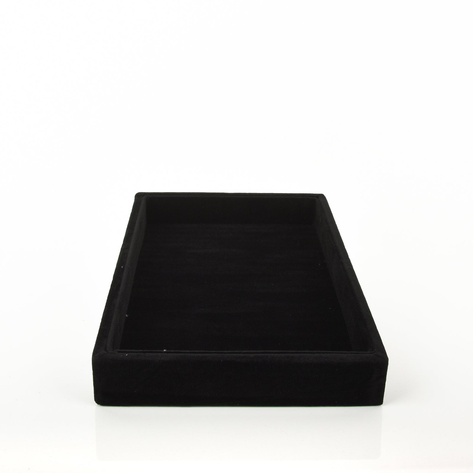Black Jewelry Display Tray, Velvet Tray, 9" x 6" dsp0006