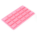 RECTANGLE RESIN MOLD, Silicone Mold to make rectangle shaped pendants, reusable, 1-7/8" x 1", makes 20 at a time, tol0754