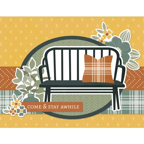 Happy Greetings - Simple Stories Cards Card Kit, Fall Hello Thinking of You Happy Cards pap0077