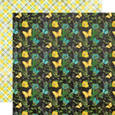 Simple Vintage Lemon Twist COLLECTION KIT by Simple Stories - 12x12" Pieces, Bright Paper Pack and Stickers for Scrapbooking, junk journaling pap0040
