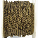 1 yard 3mm ANTIQUE BRONZE Curb Link Chain  open links are 2.5 x 3.0mm fch0215a