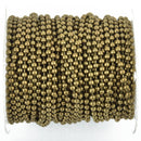 1 yard BRONZE Metal Ball Chain, bead chain fch0298a