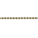 1 yard BRONZE Metal Ball Chain, bead chain fch0298a