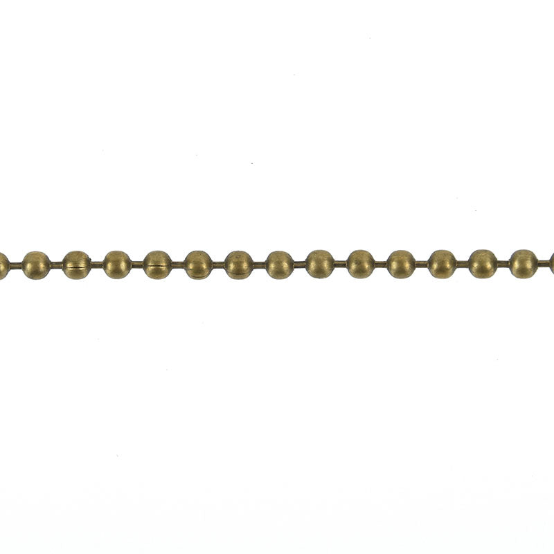 1 yard BRONZE Metal Ball Chain, bead chain fch0298a