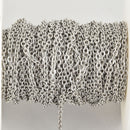 10 yards Stainless Steel Cable Link Chain, fine chain, thin chain, flat oval unsoldered links are 3mm x 2mm  fch0328b